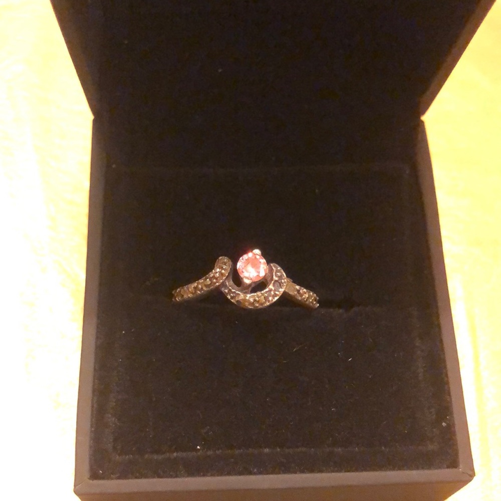 Rose Quartz Sterling Ring